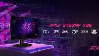 微星联合英伟达发布MPG 272QRF X36 G-SYNC